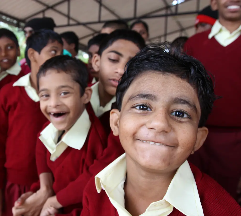 Children with intellectual disability having fun at KCRSS, Bangalore